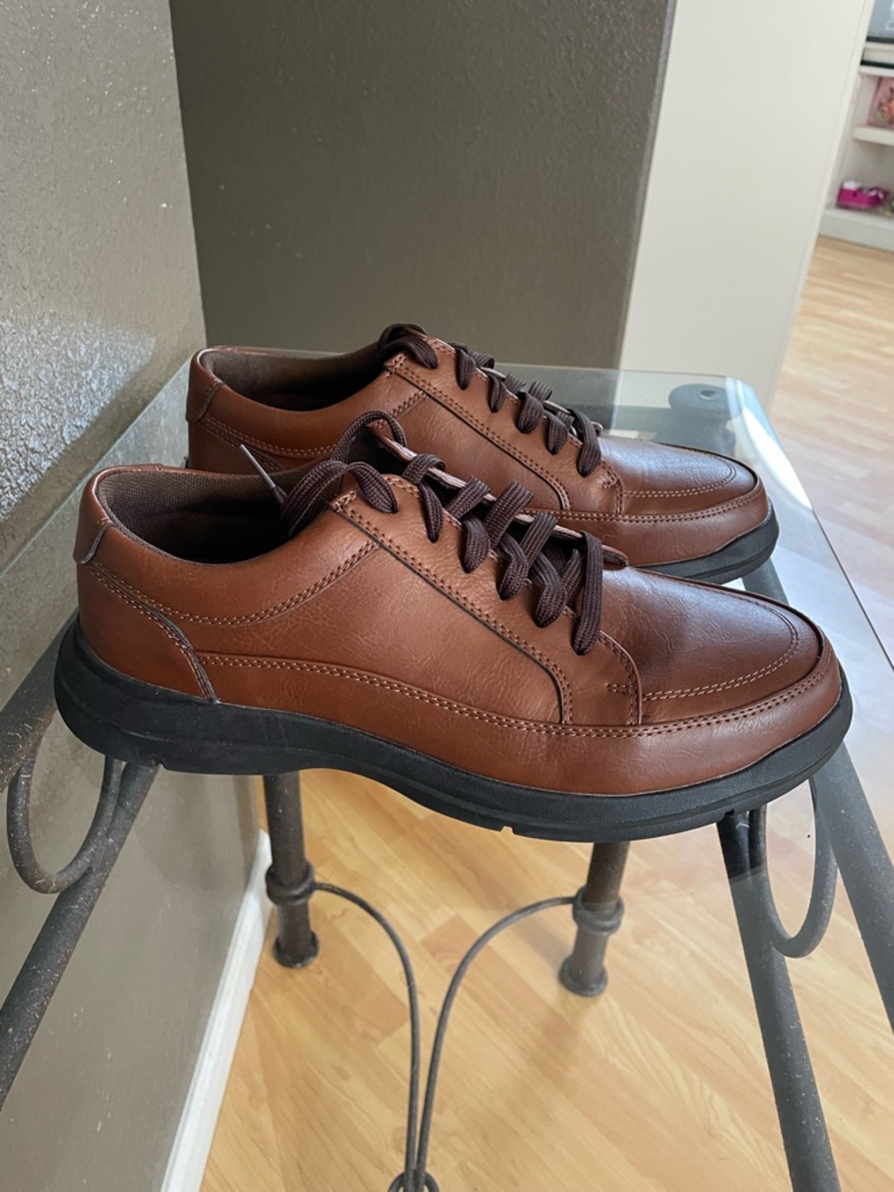 Deer Stags Durham Brown Casual Lace-Up Loafers